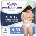 Always Discreet Adult Postpartum Underwear For Women, Size S/m, 14 Count. Fixed Price $16.88.