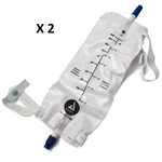 Dynarex Urinary Leg Bag Anti-reflux Valve, Straps, Large 1000ML #4282. Fixed Price $9.99.