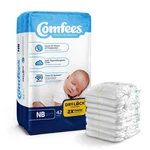 Attends Comfees Premium Baby Diapers, Unisex, Tab Closure, Newborn. Fixed Price $49.65.