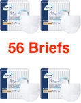 4PKS (56 Count) Tena Dry Comfort Protective Underwear Size Xl Large 55 -66" 34Z. Fixed Price $43.94.