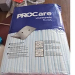 Procare Underpads 21" X 34" Blue Bed Chair Overnight Absorbent Disposable 50CT. Fixed Price $8.00.