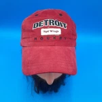 New Era Detroit Red Wings Hat Adult Size Corduroy Hook And Loop Adjustable. Fixed Price $15.99.