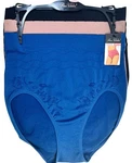 Prima Valentina Women's Brief 3-PAIR Underwear Panties Nylon Spandex One Size. Fixed Price $24.29.