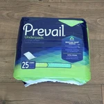 Prevail Underpads Extra Strong 24 Oz 18 In Moisture Proof, 25 Ct. Fixed Price $25.72.