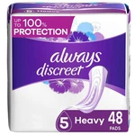 Always Discreet Incontinence Pads Heavy Absorbency 48CT Fragrance-free Modern. Fixed Price $10.00.