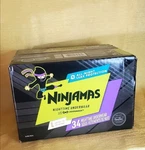 Ninjamas Nighttime Bedwetting Underwear For Boys Size 34 Ct. 64-95 Lbs. Fixed Price $29.99.