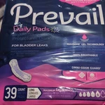 Prevail, Cardinal Health, Procare Pads & Protective Underwear Large Max Absorbe. Fixed Price $14.00.