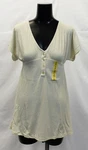 Pull & Bear Women's Short Sleeve V-neckline Mini Dress AC2 Beige Small Nwt. Fixed Price $19.99.