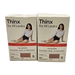 New Thinx Reusable Bladder Leak Underwear (desert Rose), Size: Small, (set Of 2). Fixed Price $16.80.