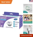 Carebag Commode Liners With Super Absorbent Pad, 20 Count Medical Grade F.... Fixed Price $38.28.