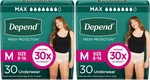 Depend Incontinence Underwear For Women, Medium, 60 Count Maximum Protection. Fixed Price $66.99.