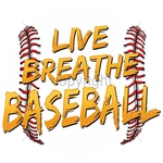 T-shirt To 2XL 3XL -live Breathe Baseball Sports Fun Humor Adult. Fixed Price $15.99.