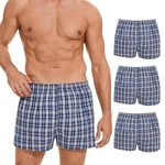 Shieldease Incontinence Underwear Men's Plaid Blue Washable Reusable Boxers 3XL. Fixed Price $50.99.