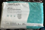 25 Tranquility Essential Unisex Incontinence Underwear Pull Up Briefs Diapers. Fixed Price $19.99.