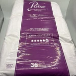 Poise Covernight Pads 36 Count (slight Tear Of Bag). Fixed Price $17.80.
