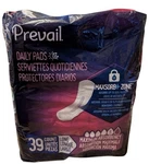 Prevail Pads Daily Incontinence Long 39COUNT Maximum Absorbency New Sealed. Fixed Price $16.00.