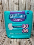 Medline Fitright Ultra Absorbent Underpad 30X36" New Sealed Pack Of 10. Fixed Price $17.00.