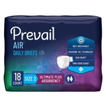 Prevail Air Incontinence Brief Size / Large Breathable PVBNG-013CA 72 Ct. Fixed Price $55.24.
