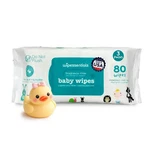 Baby Wipes Unscented Hypoallergenic Alcohol-free Sensitive Skin 3-PACK 80CT Each. Fixed Price $21.59.