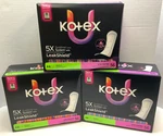 Kotex Ultra Thin Pads W/leak Shield, Heavy Absorbency, 56 Count, Lot Of 3. Fixed Price $26.95.