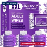 Opteel Adult Wet Wipes Lavender Scented - Soft Disposable Washcloths For Inconti. Fixed Price $65.60.