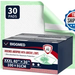 Biggmed Extra Large Bed Adhesive Strips 40 36 Disposable Underpads For. Fixed Price $59.81.