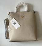 Nwt Jessica Moore Round Handle Crossbody Bag JM-372 Dust Sand Vegan. Fixed Price $28.95.