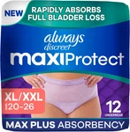 Always Discreet Maxiprotect Adult Diapers For Women, Incontinence Underwear, Sce. Fixed Price $27.63.