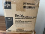 Medline Maxi Sanitary Pads 11 Sealed New Case Of 288 REF241286. Fixed Price $74.00.