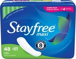 Stayfree Maxi Super Long Wingless Reliable Protection 48 Count (pack Of 1). Fixed Price $12.71.