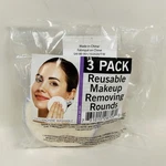Saie Beauty Rounds 3 Pack Reuseable Makeup Remover Pads Washable New Sealed. Fixed Price $8.99.