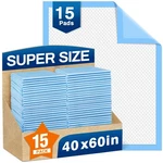 Bed Disposable 40"X60" Super Absorbent Pee Pads, Oversized Underpads For.... Fixed Price $61.40.