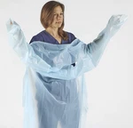 Polyethylene Level 1, Disposable,non-surgical Isolation Gowns Blue, Bag 15PCS. Fixed Price $20.00.