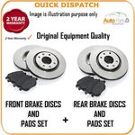 19121 Front And Rear Brake Discs Pads For Volkswagen Golf 1.2 Tsi (85BHP) 4/. Fixed Price $132.91.