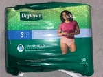 Depend Disposable Underwear Female Small Maximum 19 Ct Day Comfort Fast Ship. Fixed Price $14.87.