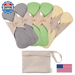 Wegreeco 6 Pcs Reusable Menstrual Pads Ultra Absorbent Cloth For Heavy. Fixed Price $44.98.