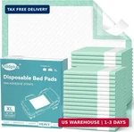 Mildplus Bed Pads With Adhesive Strips 30''X36'', Count Chucks Disposable Und. Fixed Price $46.70.