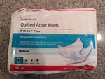 Covidien Wings 66033 Quilted Heavy Absorbency Adult Disposable Briefs M 12 Ct. Fixed Price $12.55.