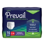 Prevail Overnight Absorbent Underwear, Small. Fixed Price $48.60.