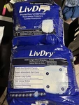 Livdry Unisex Adult Extra Incontinence Underwear 2 Packs Xxx-large Women. Fixed Price $30.00.