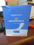 Amazon Basics 50 Count Daily Pantiliner Pads For Women Unscented. Fixed Price $8.99.