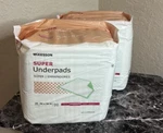 20 Mckesson Moderate Absorbency Adult Bed Disposable Underpads 30"X 36". Fixed Price $18.00.