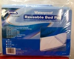 Invacare Waterproof Reusable Bed Pad 34" X 36". Fixed Price $17.99.