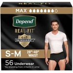 Incontinence Underwear For Men, Disposable Diapers, Maximum Absorbency, 56 Count. Fixed Price $68.58.