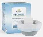 Ultra-absorbent Disposable Commode Liners (20 Fl Oz Absorbency) Toilet. Fixed Price $25.44.