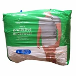 Amazon Basics Men's Size Large Protective Underwear 18 Cpunt Maximum Absorbency. Fixed Price $14.99.