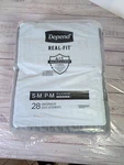 Depend Real- Fit Adult Incontinence Underwear Small-medium 28 Per Pack. Fixed Price $29.99.