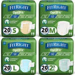 Fitright Ultra Adult Diapers Leakproof Moderate Absorbency S/m/l/xxl Sizes. Fixed Price $103.89.