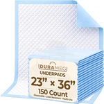 Disposable Underpads 23X36, Chux Pads, 150 Count, Moderate Absorbency Bed Pad.... Fixed Price $58.28.