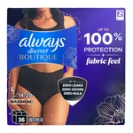 Always Discreet Boutique Incontinence Underwear, L(14-20), Max Protection, 36CT.. Fixed Price $27.69.